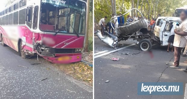 Violente collision entre un autobus et un 4x4, plusieurs blessés