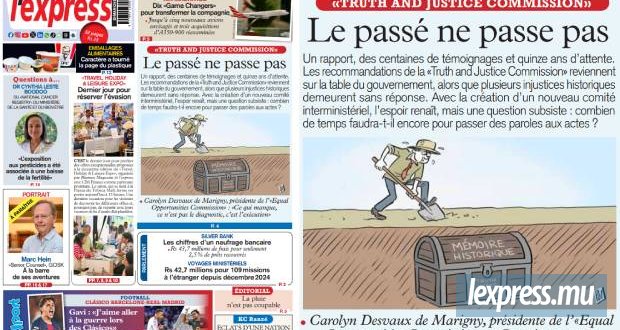 Les grands titres de l'express de ce dimanche 25 octobre 2026