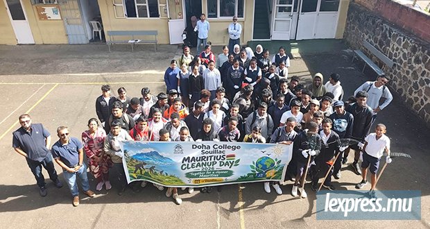 Le collège Doha de Souillac soutient le «Mauritius Cleanup Day»