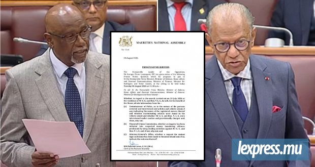 Gulshan Govind en vedette de la Private Notice Question