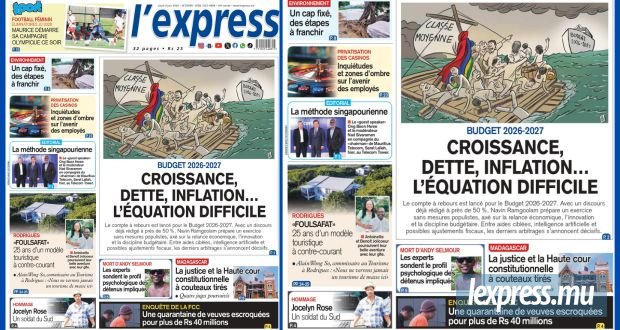 Les grands titres de l'express de ce jeudi 4 juin 2026