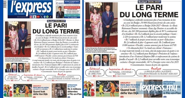 Les grands titres de l'express de ce samedi 20 juin 2026