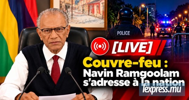 Couvre-feu : Navin Ramgoolam s’adresse à la nation