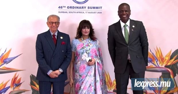 Navin Ramgoolam à Durban pour la cérémonie d’ouverture