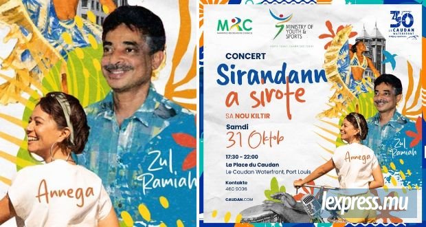 «Sirandann» et concert à savourer samedi au Caudan Waterfront