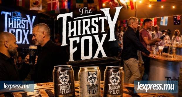 Oxenham et Thirsty Fox dévoilent la première stout en canette brassée à Maurice