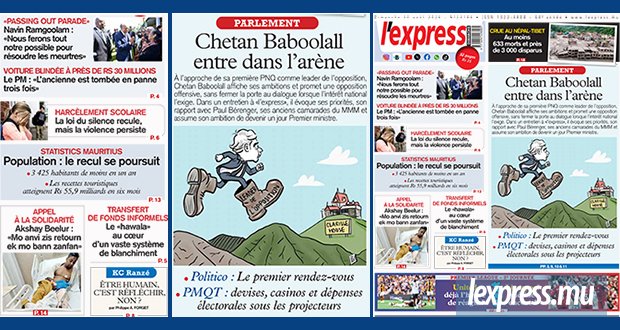 Les grands titres de l'express de ce dimanche 30 août 2026