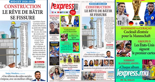 Les grands titres de l'express de ce dimanche 14 juin 2026