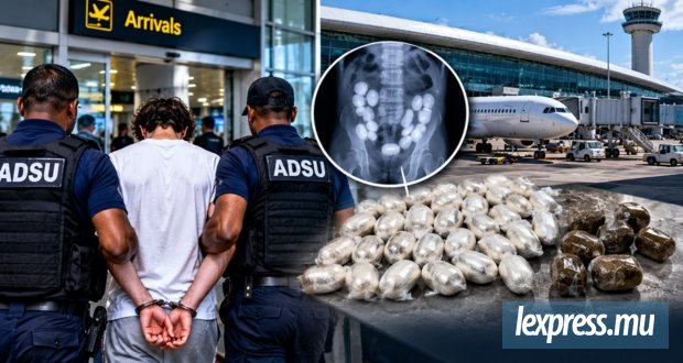 Un Français de 21 ans arrêté, 37 boulettes de cocaïne et sept de haschisch saisies