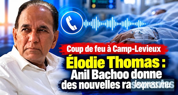 Élodie Thomas : Anil Bachoo donne des nouvelles rassurantes