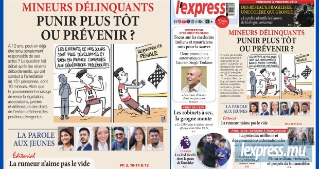 Les grands titres de l'express de ce dimanche 18 octobre 2026