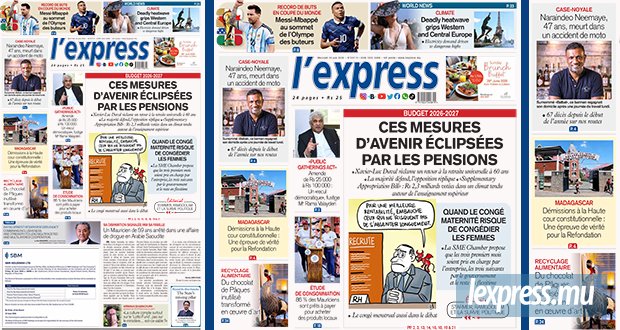 Les grands titres de l'express de ce mercredi 24 juin 2026