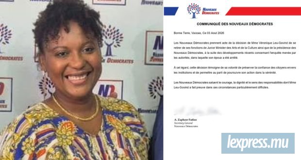 Véronique Leu-Govind quitte la présidence des Nouveaux démocrates