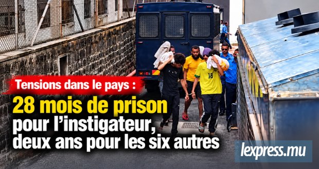 28 mois de prison pour l’instigateur, deux ans pour les six autres
