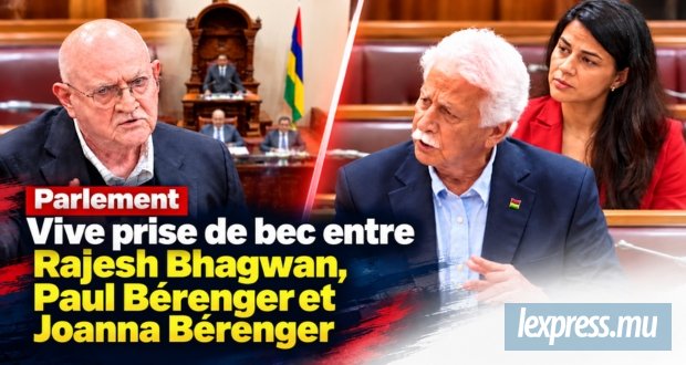 Vive prise de bec entre Rajesh Bhagwan, Paul Bérenger et Joanna Bérenger