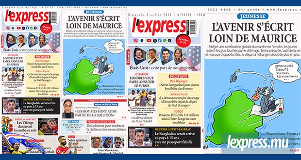Les grands titres de l'express de ce dimanche 5 juillet 2026