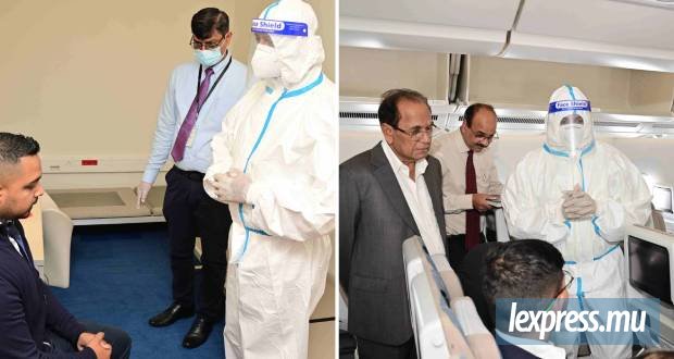 Exercice de simulation contre ebola à l’aéroport SSR pour tester la coordination des autorités