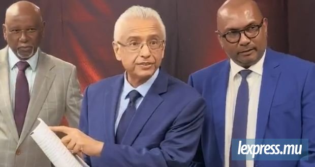 Pravind Jugnauth relève une incohérence dans le document