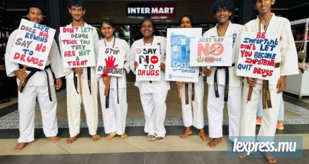 Karaté : Le Sun Dragon Karate Club dit «non à la drogue»