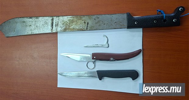 Recherché dans cinq affaires, un suspect armé d’un sabre arrêté par la DCIU