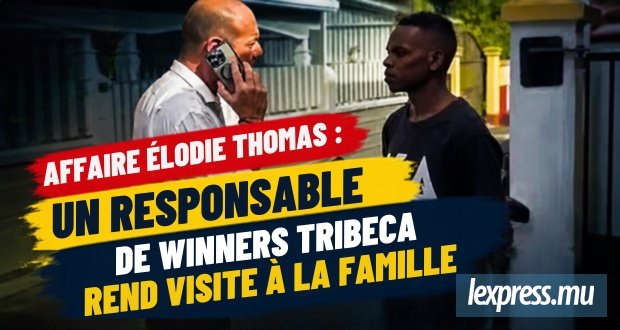 Un responsable de Winners Tribeca rend visite à la famille