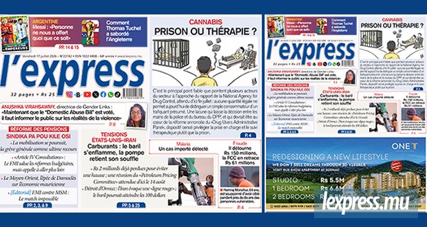 Les grands titres de l'express de ce vendredi 17 juillet 2026