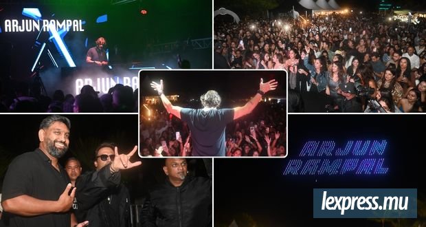 Arjun Rampal et un spectacle de drones inédit séduisent le public