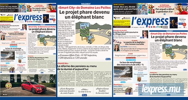 Les grands titres de l'express de ce mercredi 8 juillet 2026