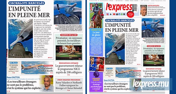 Les grands titres de l'express de ce dimanche 6 septembre 2026