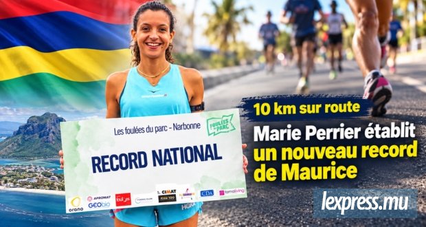 Marie Perrier établit un nouveau record de Maurice