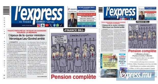 Les grands titres de l'express de ce samedi 1ᵉʳ août 2026