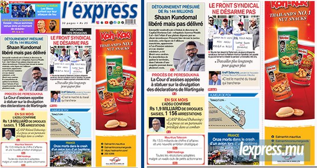 Les grands titres de l'express de ce mardi 30 juin 2026