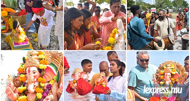 Bappa rejoint le lagon dans la ferveur du «Visarjan»