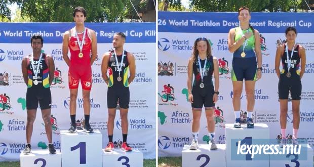 Triathlon : L’Entêté en argent, Rajabalee en bronze