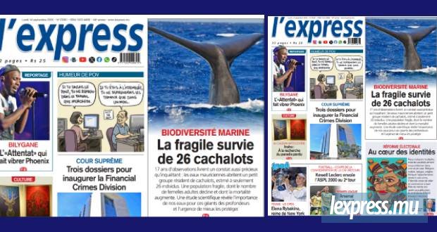 Les grands titres de l'express de ce lundi 14 septembre 2026