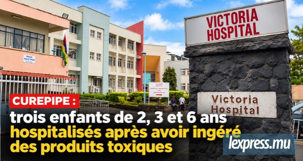 Trois enfants de 2, 3 et 6 ans hospitalisés après avoir ingéré des produits toxiques