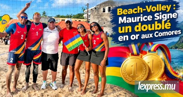 Beach-Volley : Maurice Signe un doublé en or aux Comores