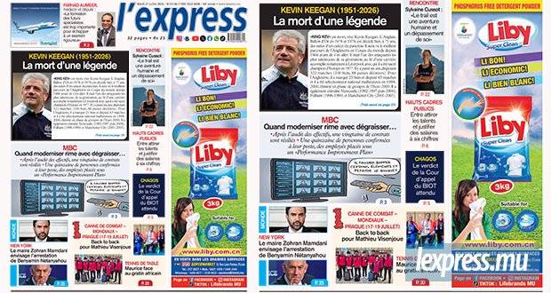 Les grands titres de l'express de ce mardi 21 juillet 2026