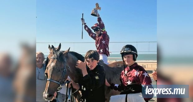 Kenny Roussety, premier jockey mauricien à remporter une manche de la Fegentri
