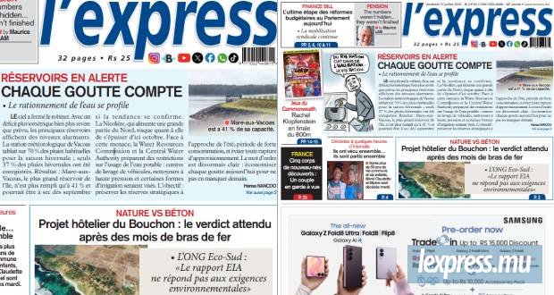 Les grands titres de l'express de ce vendredi 31 juillet 2026