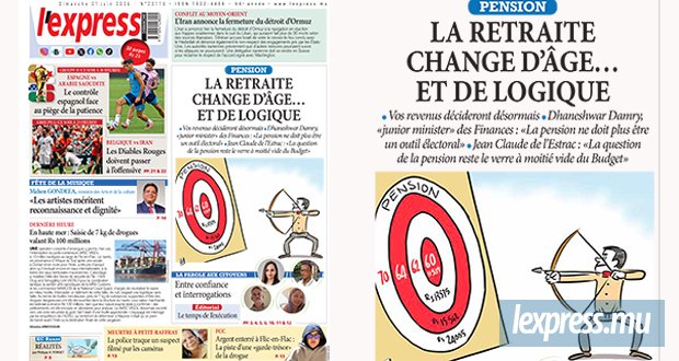 Les grands titres de l'express de ce dimanche 21 juin 2026