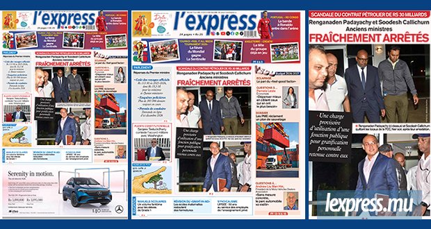 Les grands titres de l'express de ce mercredi 17 juin 2026