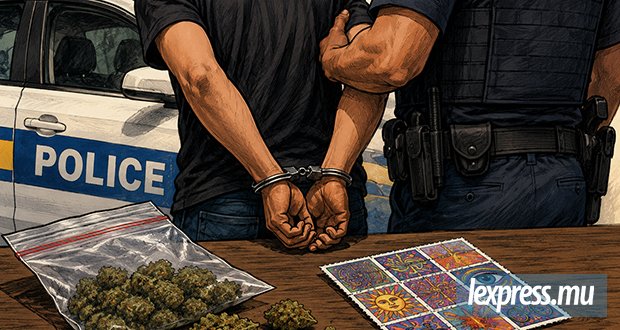 Un homme de 34 ans arrêté avec du cannabis et des buvards de LSD
