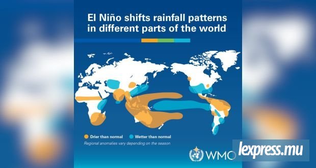 Moins de pluie et des températures plus élevées attendues à Maurice
