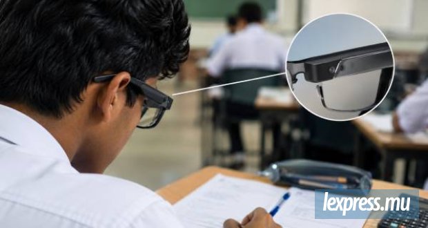 Un élève pris avec des lunettes connectées en salle d’examen