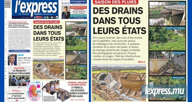 Les grands titres de l'express de ce samedi 24 octobre 2026