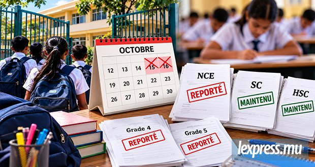 Calendrier scolaire bouleversé : le NCE reporté, le SC et le HSC maintenus