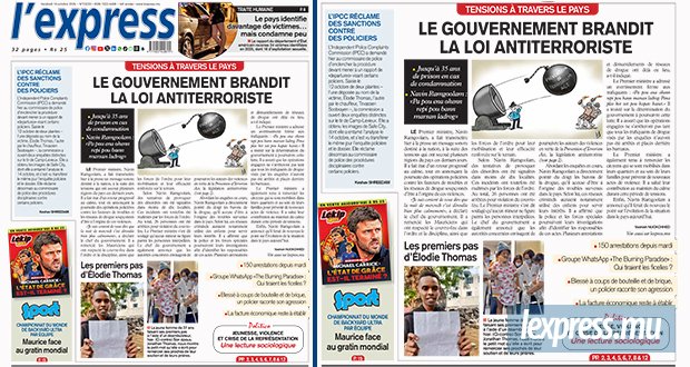 Les grands titres de l'express de ce vendredi 16 octobre 2026