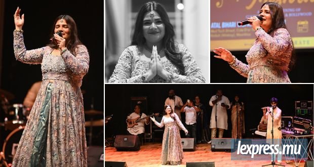 Swati Mishra fait résonner la mélodie de «Ram Aayenge» en live