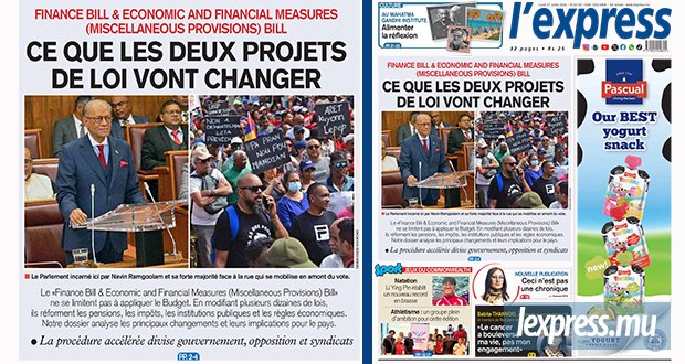 Les grands titres de l'express de ce lundi 27 juillet 2026